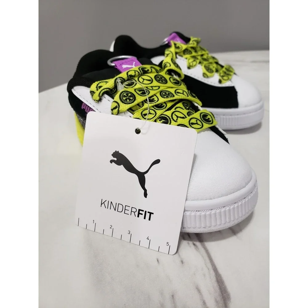 NEW SIZE 7 BABY TODDLER PUMA  X‎ Hot Wheels Suede Xl Lace Up SNEAKERS SHOES